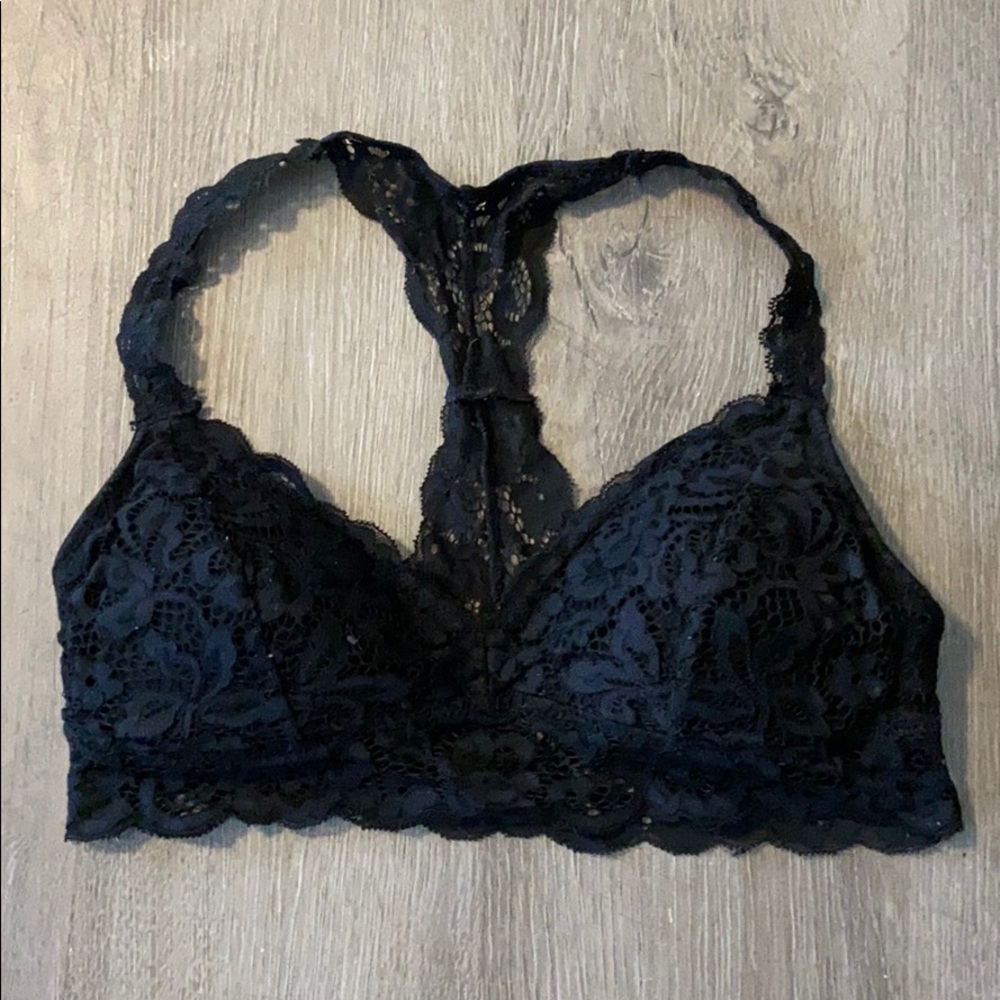 Racerback Black Bralette